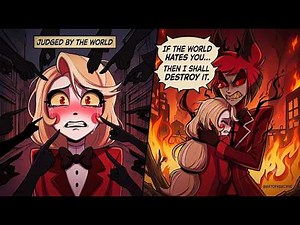 Alastor Would Destroy Everything To Protect Charlie💔Charlastor Moment | Hazbin Hotel Comic Dub