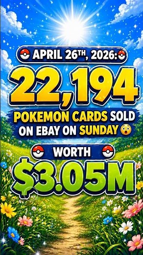 $3,048,988 in Pokemon cards sold on Sunday - Pokemon Daily Top 10! #pokemon #pokemoncards