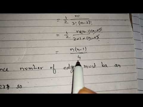 Nunber of vertices in a self complementary graph is either 4k or 4k+1 where k is an integer