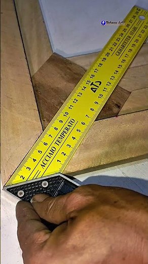 practical way to measure the angle of a square piece of wood