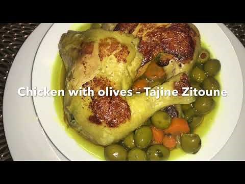 🇩🇿 Algerian Chicken with Olives – Tajine Zitoune