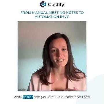 From Manual Meeting Notes to Automation in CS