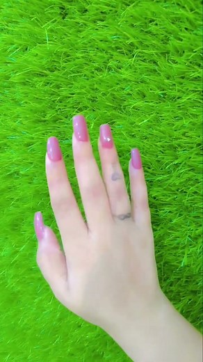 uv gel nail extensions 💅☺️💞#nailtutorial #nailart