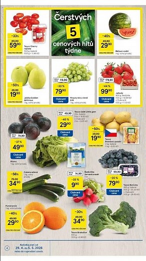 Tesco leták - Hypermarket 29.04. - 05.05.