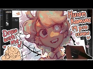 Hesper speedpaint + huion kamvas 19 pro review