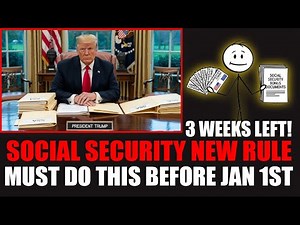 Only 3 Weeks to Go — Big January 1 Social Security Rule Change & New Stimulus Info