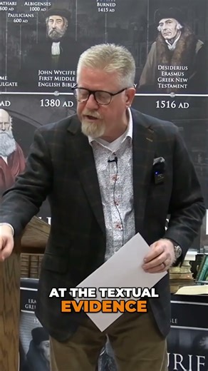 Bible Authority: Modern Criticism vs. Manuscript Evidence #shorts