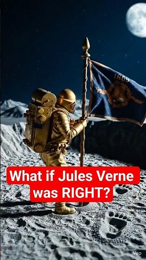 What If We Landed on the Moon in 1869? 🌕🚀 Jules Verne Predicted It! #whatifwednesday #julesverne