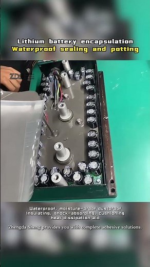 Lithium Battery Potting Adhesive for Safer Battery Packs ⚡ #BatteryPotting #LithiumBattery
