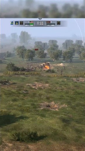 75 mm M8 Scott vs. Infantry Group #army #gaming #clips #fyp #shorts #viral #military #ww2 #memes