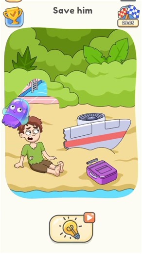 SAVE HIM (DELETE ONE PART) GAME LEVEL-388 #dop5 #gaming #reels #trending #viral