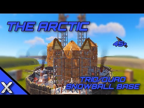 THE ARCTIC - Easy Trio/Four man Snowball Base - Widegapped - Rust Base Design 2022
