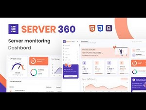 Server360 | Vue JS and HTML Server Monitoring Admin Dashboard | Iqonic Design