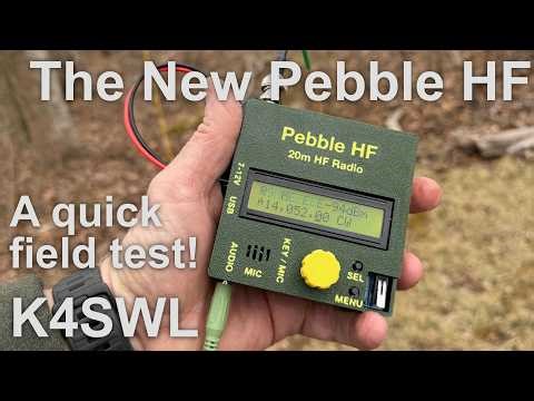 The New Pebble HF: First CW Field Test After the Kit Build!