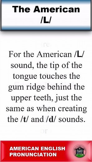 Mastering the American /L/: Light vs. Dark L Sounds #learnenglish #accenttraining #fluentenglish