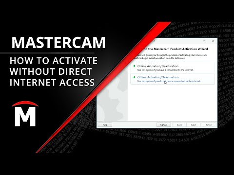 How to Activate Mastercam Offline - No Direct Internet Access