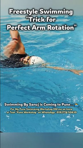 Swim Smooth with this Trick 🏊🏻 #swimming #swimmingtips #tips
