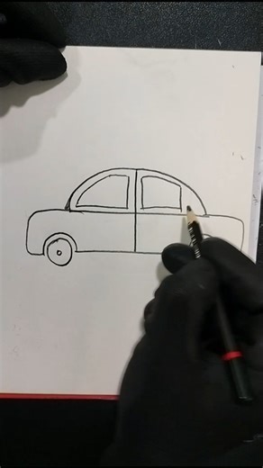 Easy Car 🚗 drawing simple #shorts #viralshorts #drawing #howtodraw #shortvideo #draw #easydrawing
