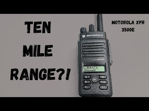 Mototrbo XPR 3500e XPR3500E UHF UL Approved Intrinsically Safe Wi-Fi Radio - Rugged Design, Enhanced