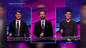5.4K views · 176 reactions | BEST OF THE BEST: After narrowly winning the “Tournament of Champions,” Jeopardy! James Holzhauer will face off against former champs and record holder Ken Jennings and Brad Rutter in the “Greatest of All Time” tournament. David Muir reports. https://abcn.ws/2CVBQk5 | ABC World News Tonight with David Muir | Facebook