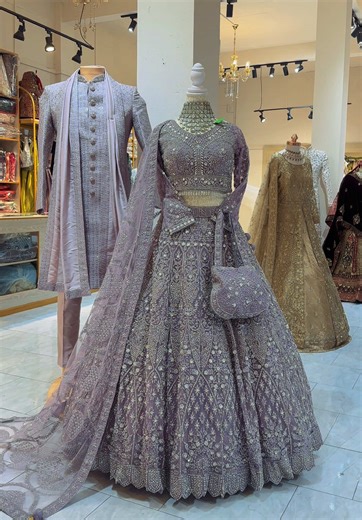 Timeless Wedding Attire for Bride and Groom