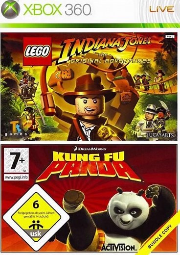 LEGO Indiana Jones: The Original Adventures / Kung Fu Panda - Xbox 360