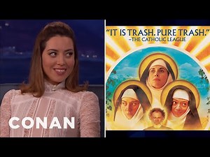 The Catholic League Condemned Aubrey Plaza’s New Movie | CONAN on TBS