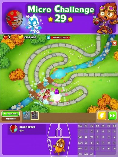 Frozen Acid , Micro Challenge 29 , Bloons TD6