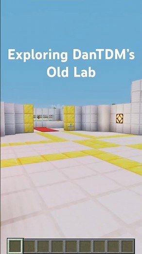 I Explored DanTDM’s Old Lab in Minecraft… #minecraft #dantdm #shorts #nostalgia #mcyt #gaming