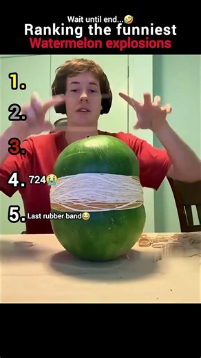 Ranking the funniest WATERMELON EXPLOSIONS 😅🤣😍 #viral #fyp #tiktok #watermelon #funny