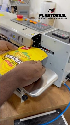 Banana Chips Packing Machine with Nitrogen (N2) Flush | Crispy Chips Sealing Solution