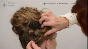 Fishtail Braided Up-do: Share with your hair besties Global Workshops: www.sharonblain.com/courses 50% OFF DVDs: www.sharonblain.com/books | Sharon Blain Education