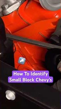 Identify Small Block Chevy’s #sbc #engineguide #spotthedifference #smallblock #chevyengine