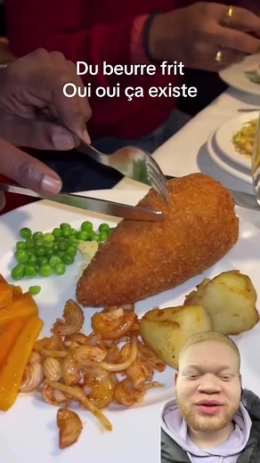 Je ne pouvais pas imaginer que quelqu’un aurait pu avoir la volonté d’inventer ce plat : du beurre frit. Quelle horreur. #reaction #humour #recette