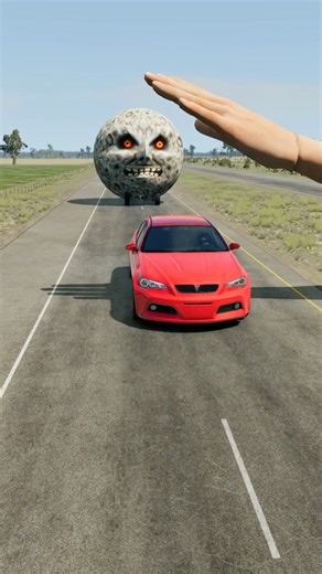 Big & Small Cars vs Giant Hand Slap - BeamNG.drive