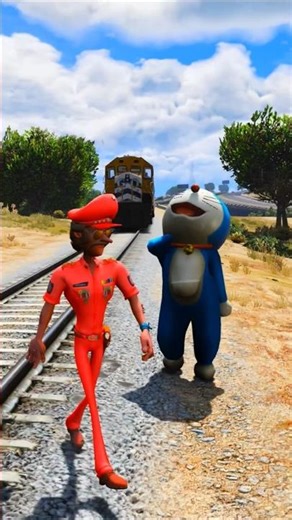 Chingam Sir Ne Doraemon Ko Bacha Liya #shorts #gta5 #trending