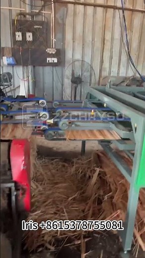 Veneer factory machine cutting wood sheets perfectly #plywood #making #process