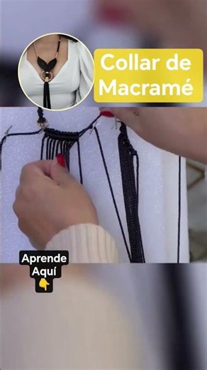 Looking for a unique gift? Try this handmade macramé necklace 🎁