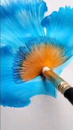 Akrilik boya ile çiçek çizimi Flower drawing acrylic painting Yeni başlayanlar için tuval çalışması