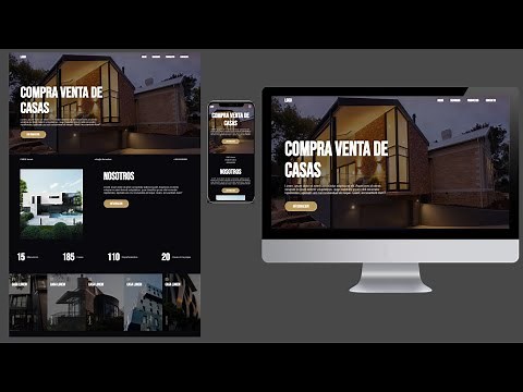 como CREAR una PAGINA WEB SOLO con HTML y CSS 😱