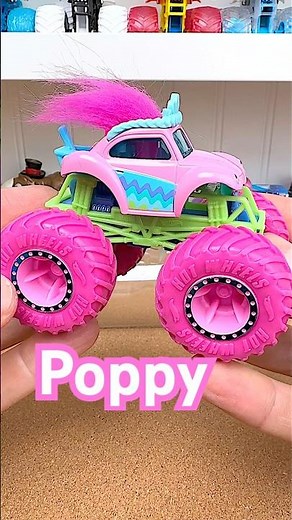 Poppy! Trolls HWMT ASMR Unboxing! #shorts #hwmt #poppytrolls #toys #monstertruck