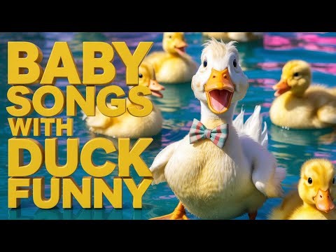 Toddler Duck Song in English | Cute Kids Music for Learning Animals and Singing Along Happily