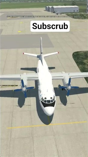x-plane 11 antonov an 24 engine shutd off (engine spool down) #aviation #xplane11