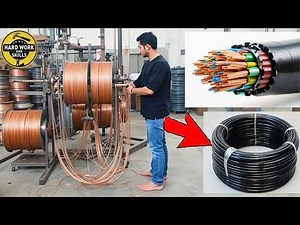 Electric wire making| Wire manufacturing process |How to make electric wire | How it's Made