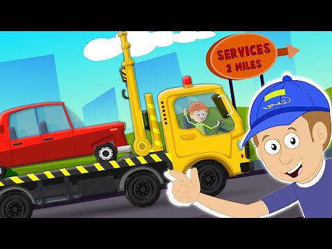 Tow Truck Song | Nursery Rhymes For Baby And Childrens | Kids Songs