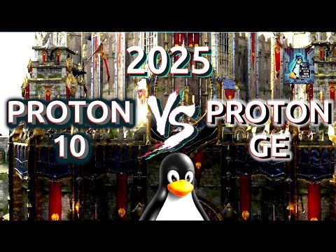 PROTON 10 vs PROTON GE - 📈 BENCHMARK Sir Rob Linux 2025
