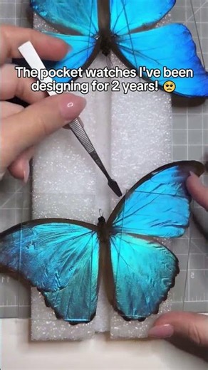 People pay millions for this… but hate my butterfly watch? 🦋 #butterfly #handmade #giftideas #watch