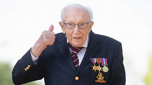 Captain Tom Moore becomes oldest artist to top the UK charts with You'll Never Walk Alone cover