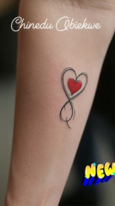 Amazing infinity and red heart tattoo ideas #goviral #fyp #tattooideas #goviral | Chinedu Obiekwe