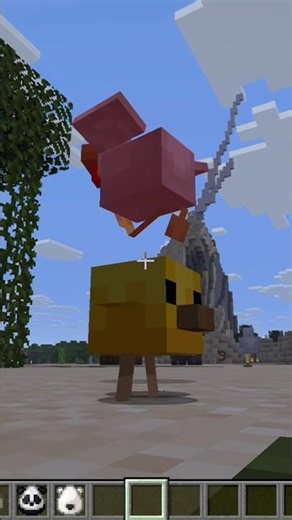 Minecraft cute chicken 😊#minecraft